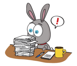 3-O & Rabbit: Life of Rabbit & Bunny sticker #8000812