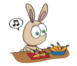 3-O & Rabbit: Life of Rabbit & Bunny sticker #8000813