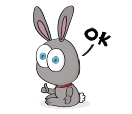 3-O & Rabbit: Life of Rabbit & Bunny sticker #8000816