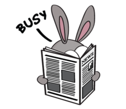 3-O & Rabbit: Life of Rabbit & Bunny sticker #8000818