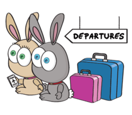 3-O & Rabbit: Life of Rabbit & Bunny sticker #8000819