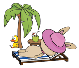 3-O & Rabbit: Life of Rabbit & Bunny sticker #8000820