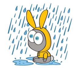 3-O & Rabbit: Life of Rabbit & Bunny sticker #8000823