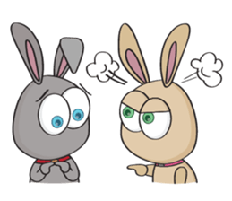 3-O & Rabbit: Life of Rabbit & Bunny sticker #8000825