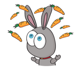 3-O & Rabbit: Life of Rabbit & Bunny sticker #8000827