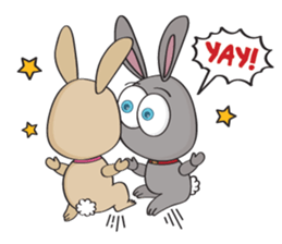 3-O & Rabbit: Life of Rabbit & Bunny sticker #8000828