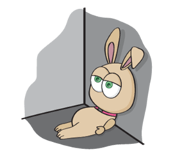 3-O & Rabbit: Life of Rabbit & Bunny sticker #8000831