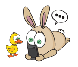 3-O & Rabbit: Life of Rabbit & Bunny sticker #8000833