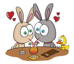 3-O & Rabbit: Life of Rabbit & Bunny sticker #8000835