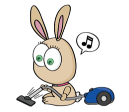 3-O & Rabbit: Life of Rabbit & Bunny sticker #8000838