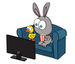 3-O & Rabbit: Life of Rabbit & Bunny sticker #8000839