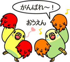 Budgerigar,budgie "Sekisei-inko" sticker #8000858