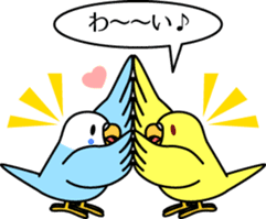 Budgerigar,budgie "Sekisei-inko" sticker #8000874