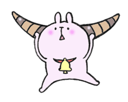 Mimic Cat and Rabbit. sticker #8001365