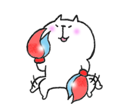 Mimic Cat and Rabbit. sticker #8001368