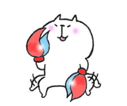 Mimic Cat and Rabbit. sticker #8001368