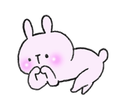 Mimic Cat and Rabbit. sticker #8001369