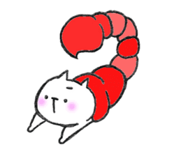 Mimic Cat and Rabbit. sticker #8001371