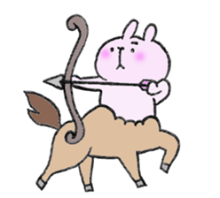Mimic Cat and Rabbit. sticker #8001372