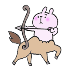 Mimic Cat and Rabbit. sticker #8001372