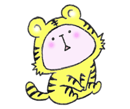 Mimic Cat and Rabbit. sticker #8001378