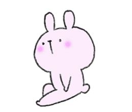 Mimic Cat and Rabbit. sticker #8001379