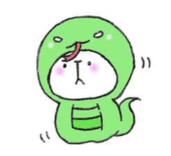 Mimic Cat and Rabbit. sticker #8001381