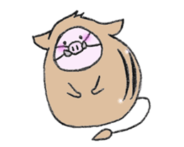 Mimic Cat and Rabbit. sticker #8001387