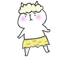 Mimic Cat and Rabbit. sticker #8001389