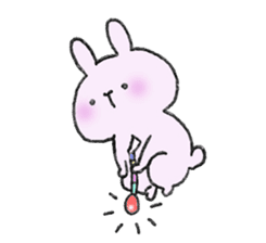 Mimic Cat and Rabbit. sticker #8001395