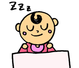 with cute baby sticker #8001418
