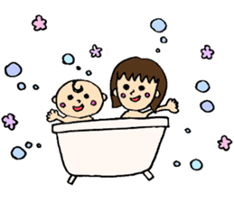with cute baby sticker #8001433