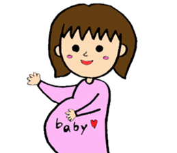 with cute baby sticker #8001438