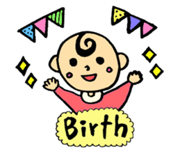 with cute baby sticker #8001443