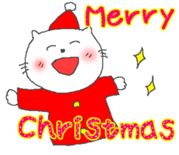 Kitten of the New Year's holiday sticker #8001903