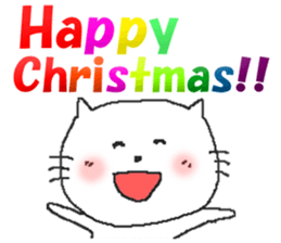 Kitten of the New Year's holiday sticker #8001907