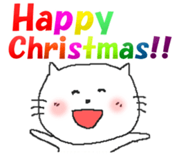 Kitten of the New Year's holiday sticker #8001907