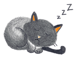 Black KiKi sticker #8002010