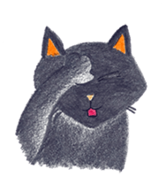 Black KiKi sticker #8002018