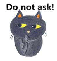 Black KiKi sticker #8002023