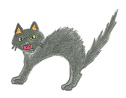 Black KiKi sticker #8002030