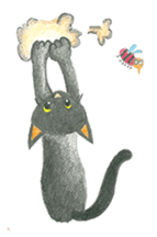 Black KiKi sticker #8002041