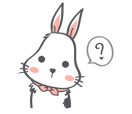 Barry : The fluffy bunny sticker #8002251