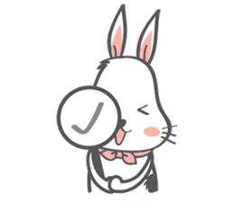 Barry : The fluffy bunny sticker #8002253