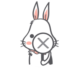 Barry : The fluffy bunny sticker #8002254