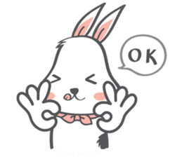 Barry : The fluffy bunny sticker #8002255