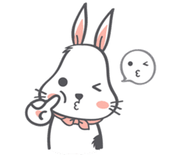 Barry : The fluffy bunny sticker #8002256