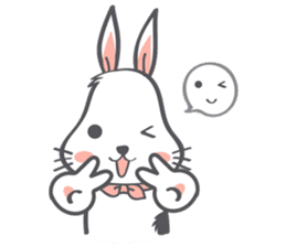 Barry : The fluffy bunny sticker #8002257