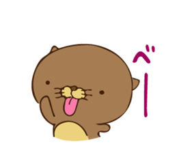 The sea otter singing a cappella 2 sticker #8003010