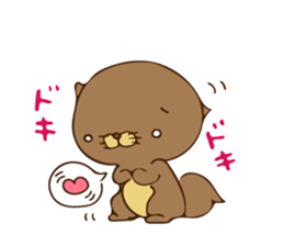 The sea otter singing a cappella 2 sticker #8003016